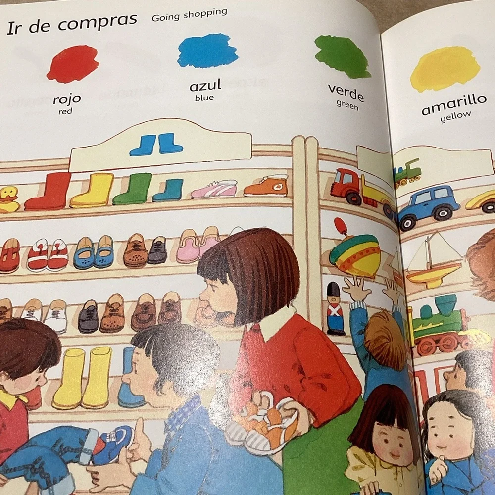 Usborne First Hundred Words in Spanish by Heather Amery and Stephen Cart…